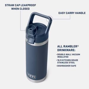 Yeti Rambler 18oz Straw Bottle